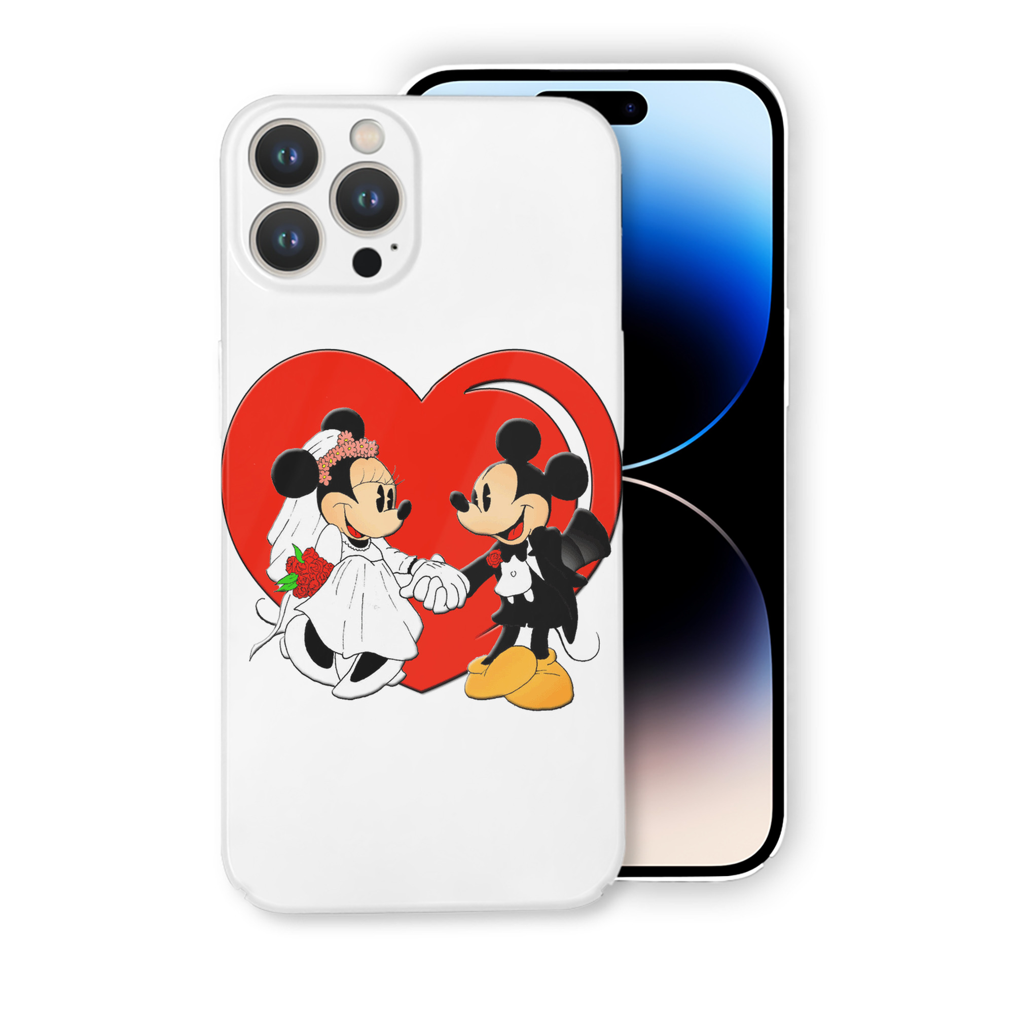 （画像用） ミッキーマウス Mickey Mouse 【iPhone 14シリーズ対応】ハードケース